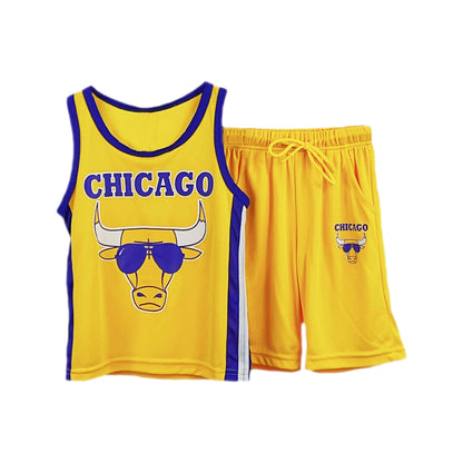 Kids Basketball Vest and Shorts Set