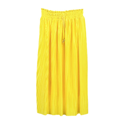 Girls Pleated Midi Skirt
