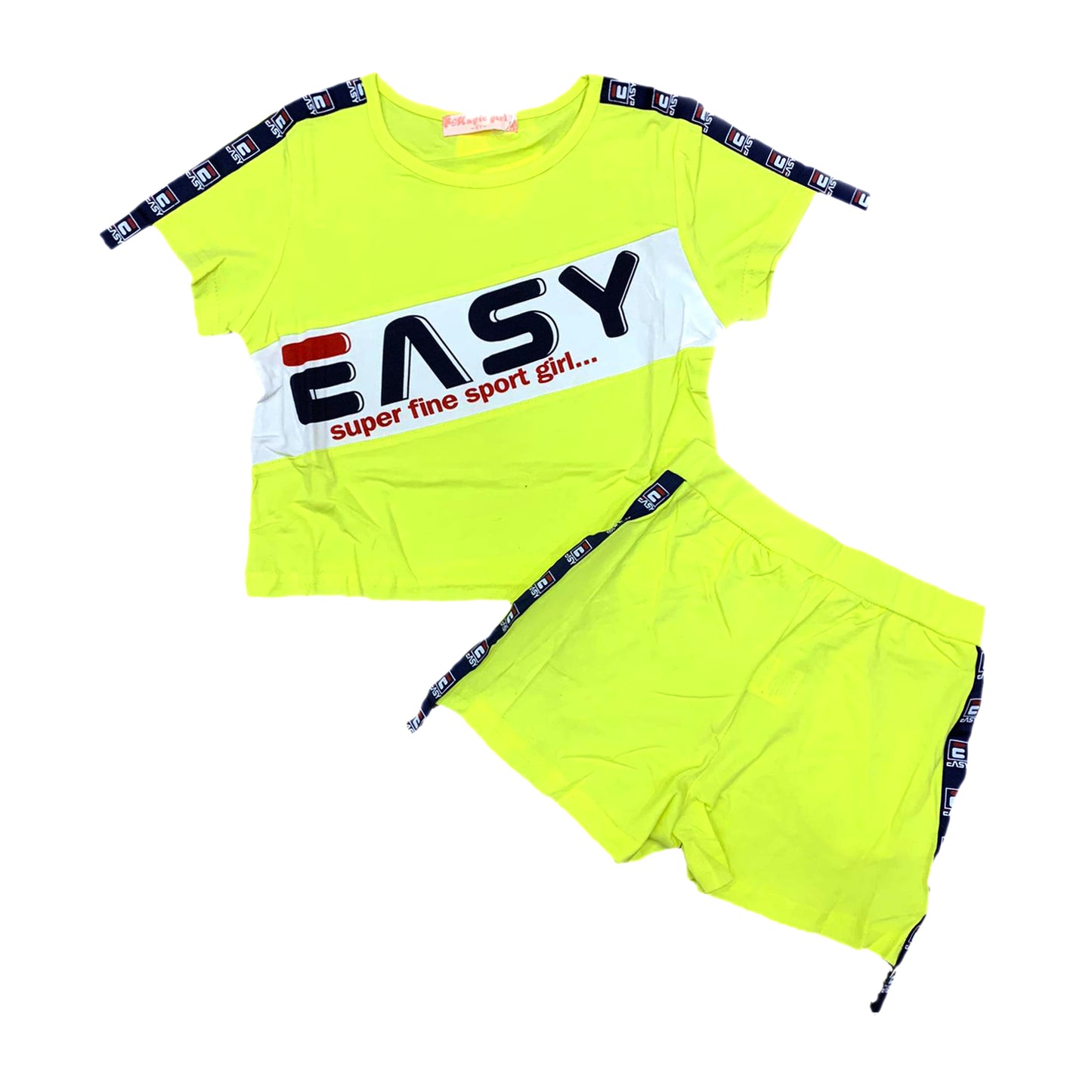 Girls Sports Top & Short Set