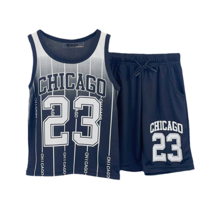 Kids Basketball Vest and Shorts Set