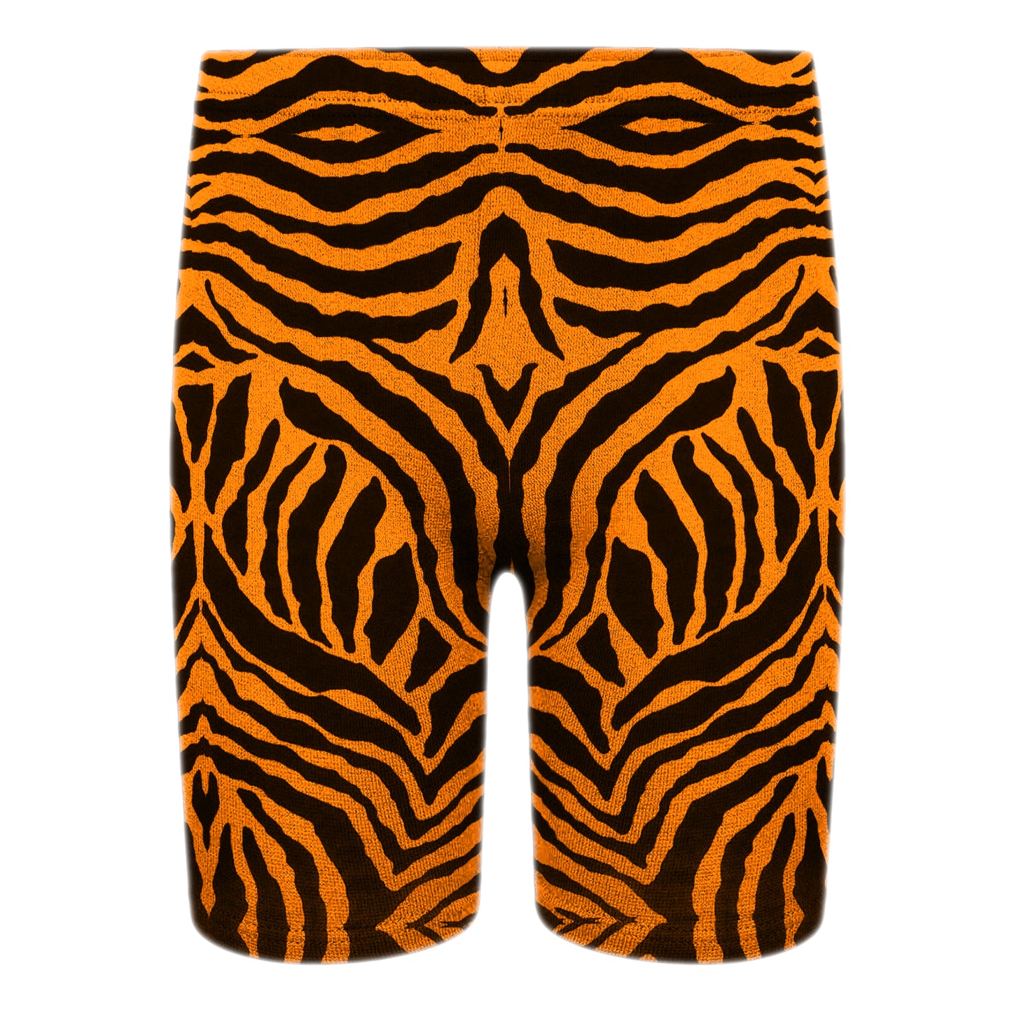Girls Zebra Print Neon Crop Tops & Shorts