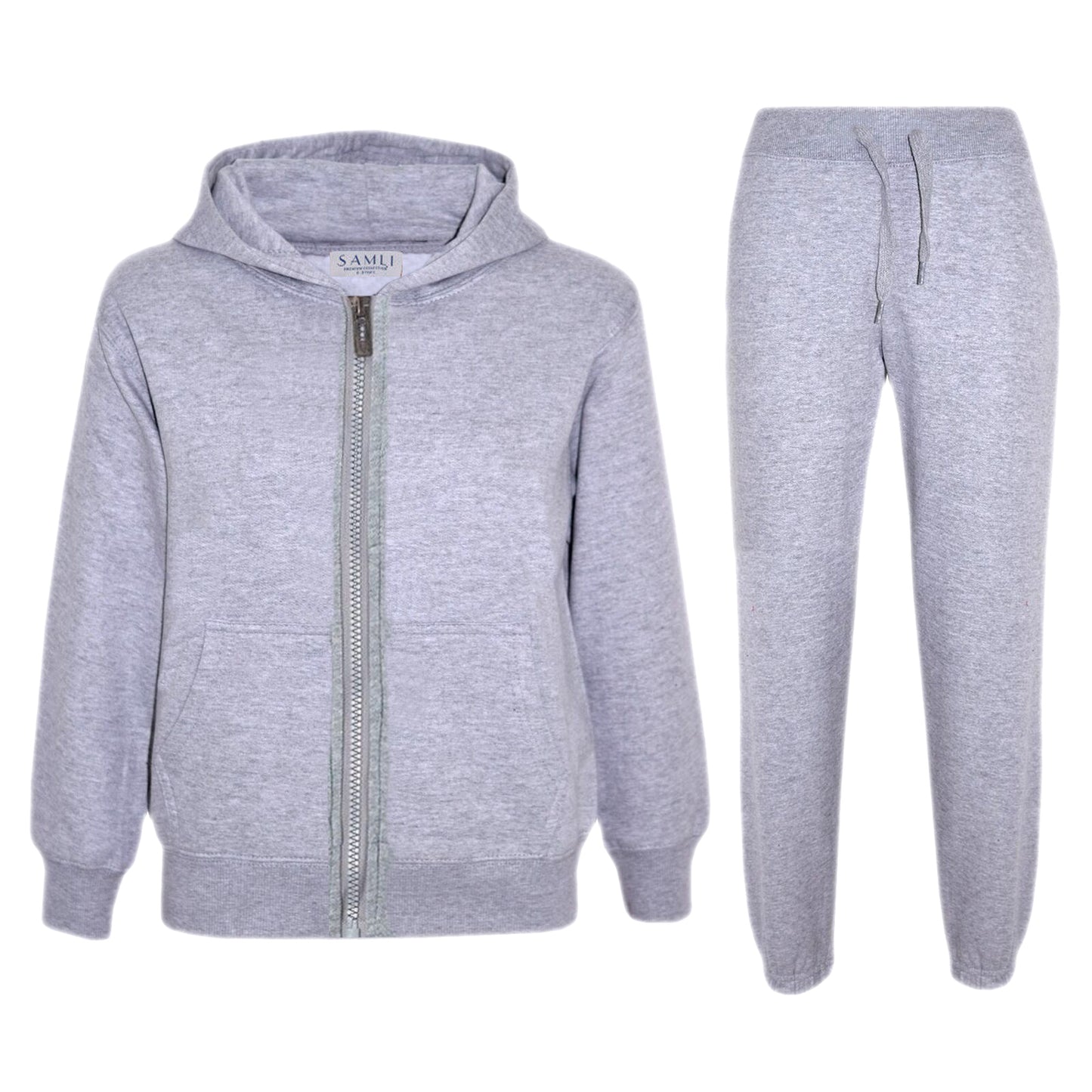 Boys Zip Up Fleece Hooded Tracksuits