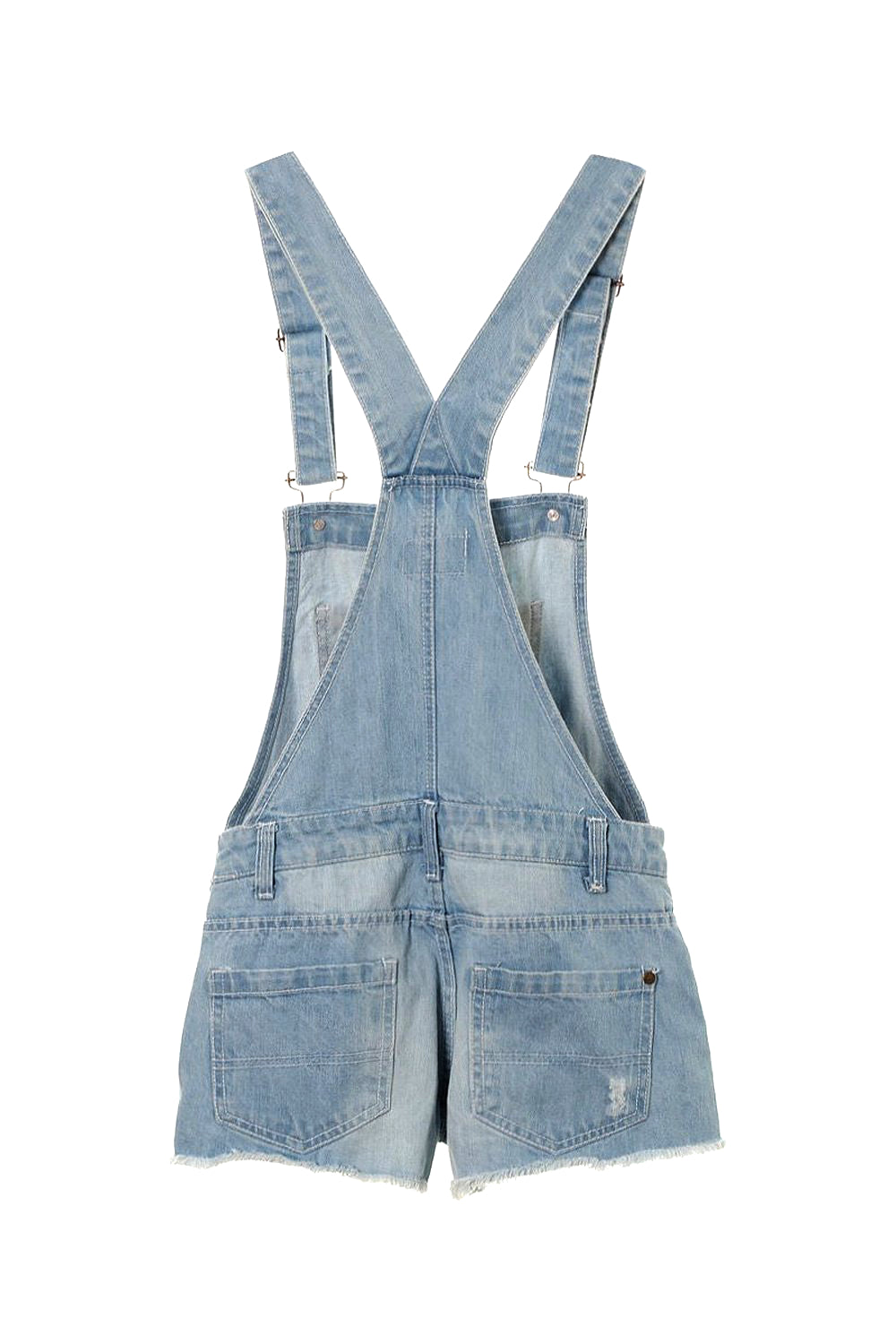 Girls Denim Dungarees