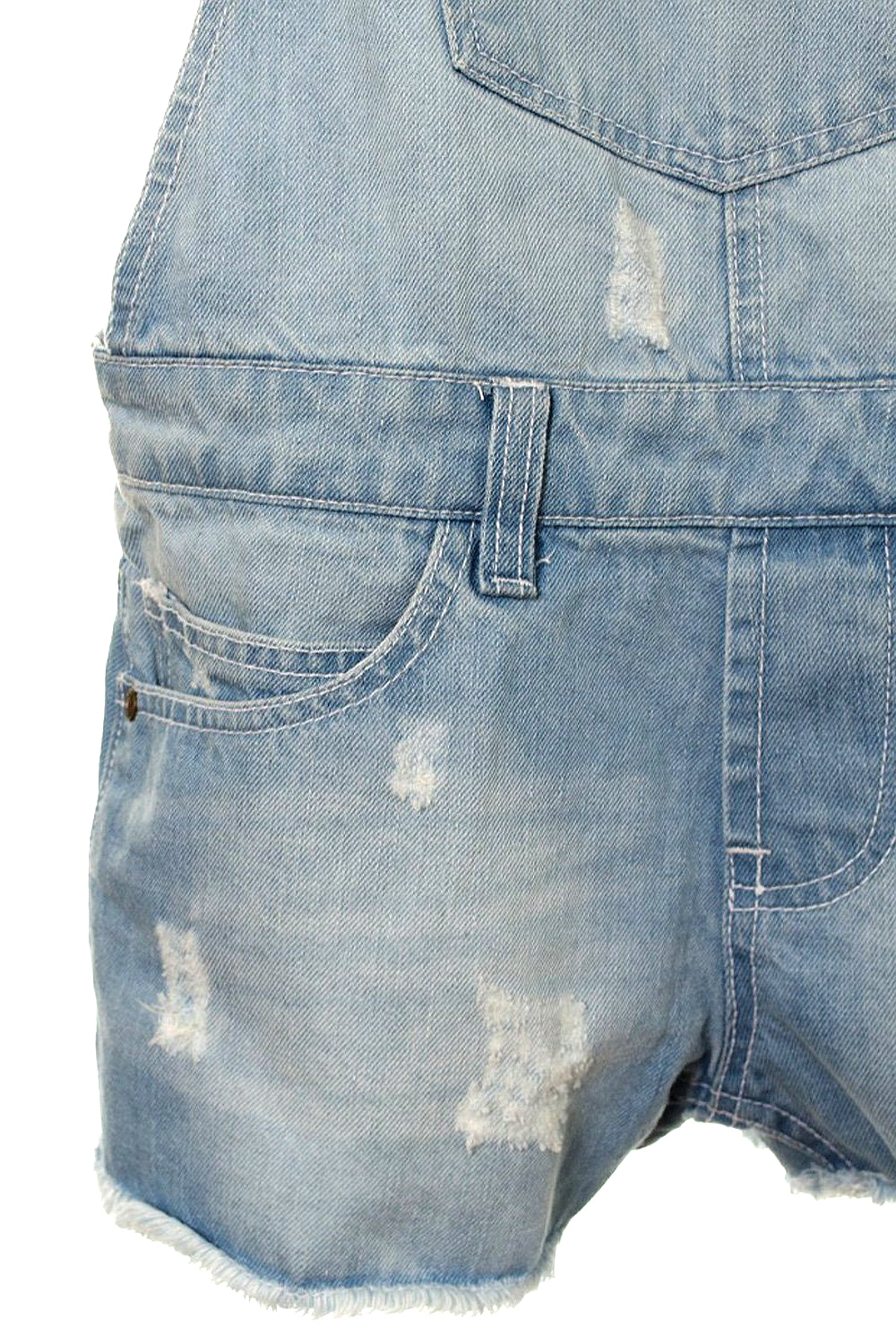 Girls Denim Dungarees