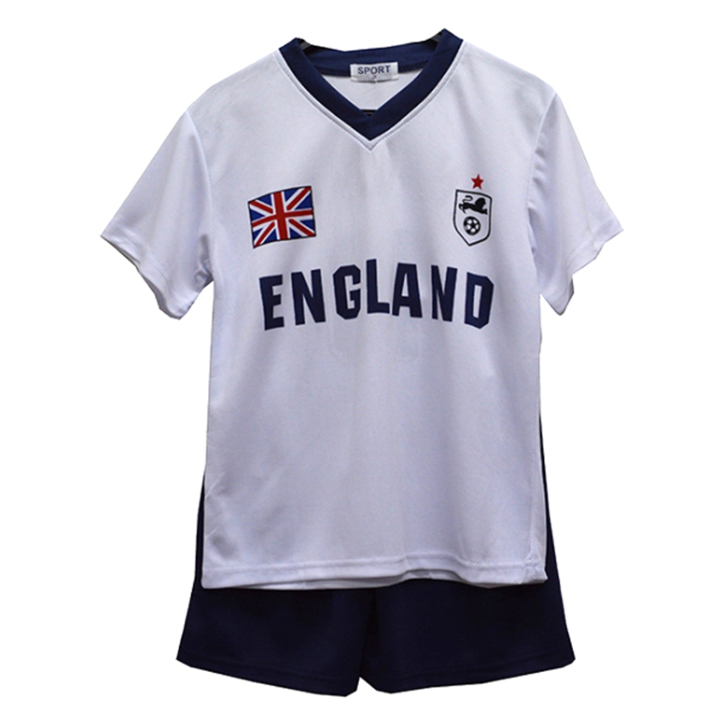 Kids Football T-Shirt And Shorts Set - Black