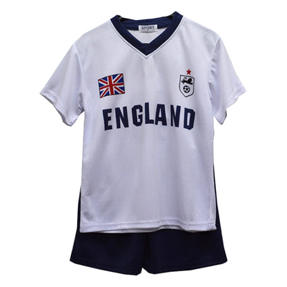 Kids Football T-Shirt And Shorts Set - Black