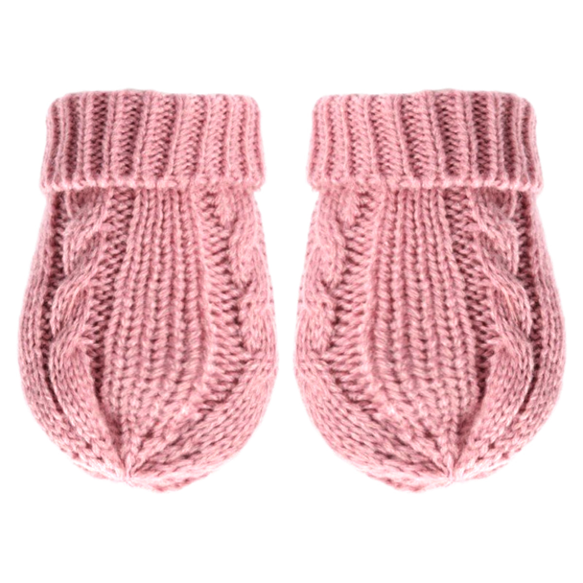 Knitted Gloves - Dusty Pink