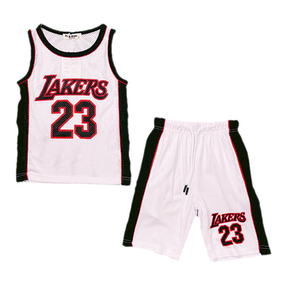 Kids Basketball Vest and Shorts Set