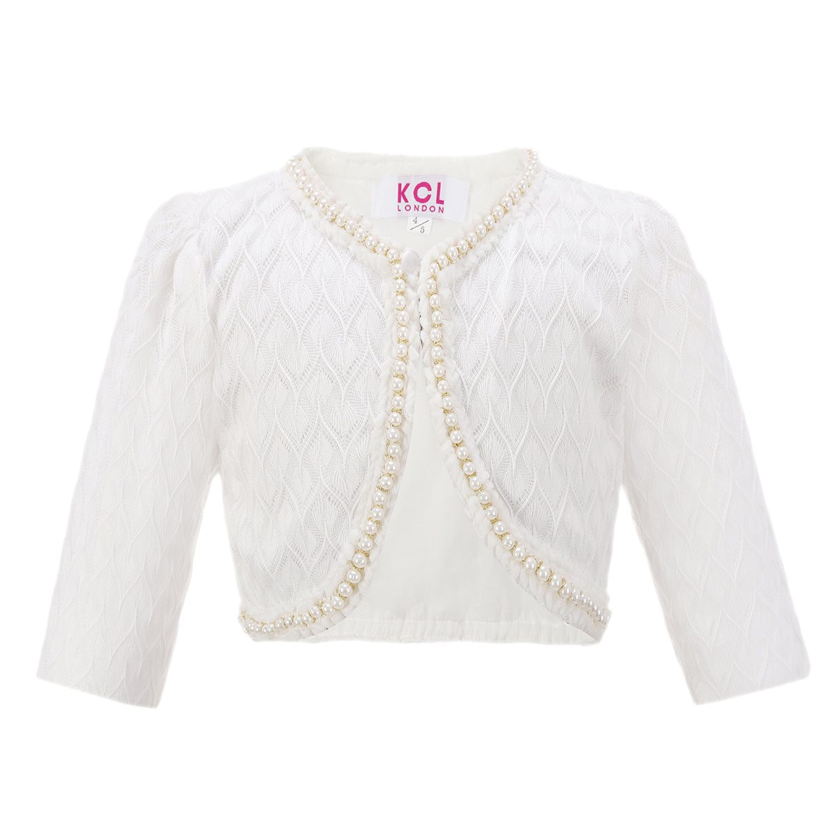 Girls Lace Bolero Floral Shrug
