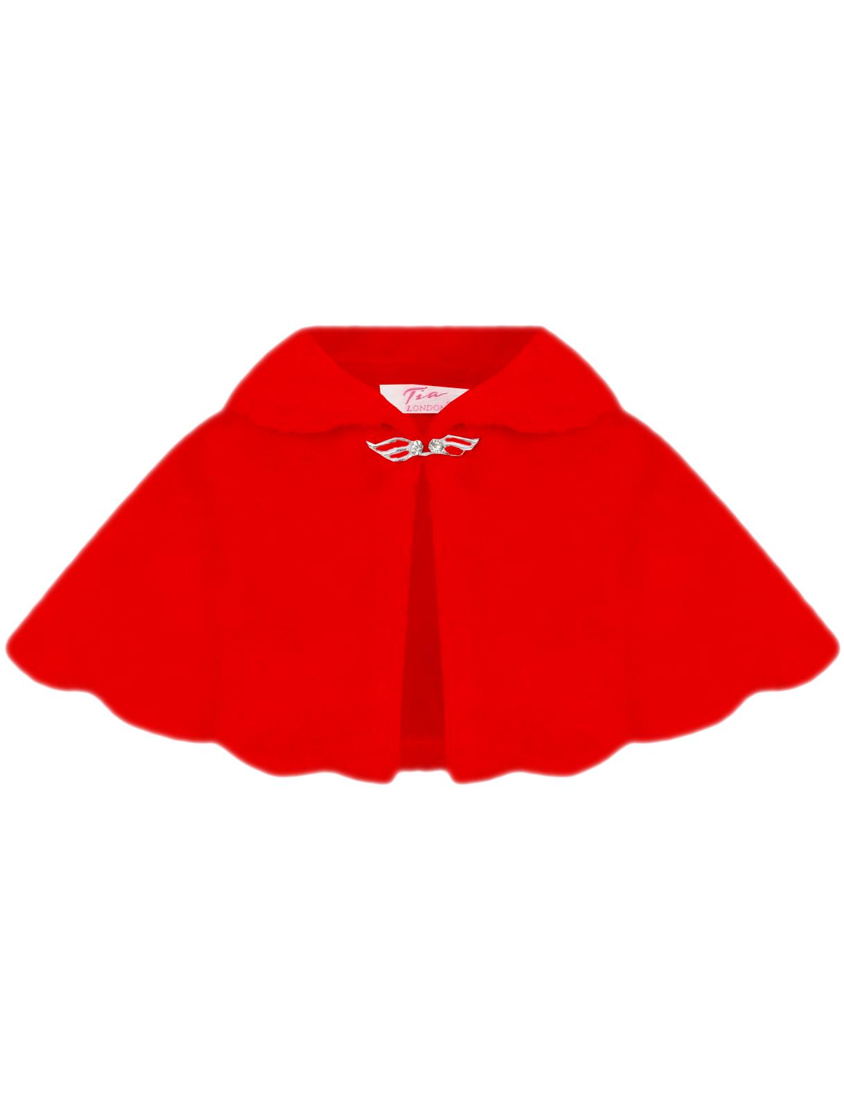 Girls Fur Shoulder Cape