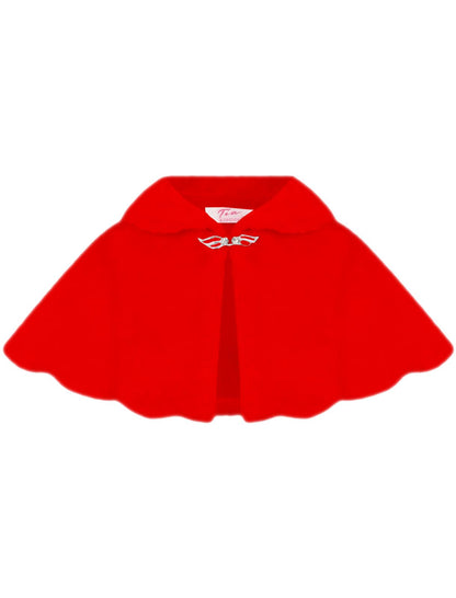 Girls Fur Shoulder Cape