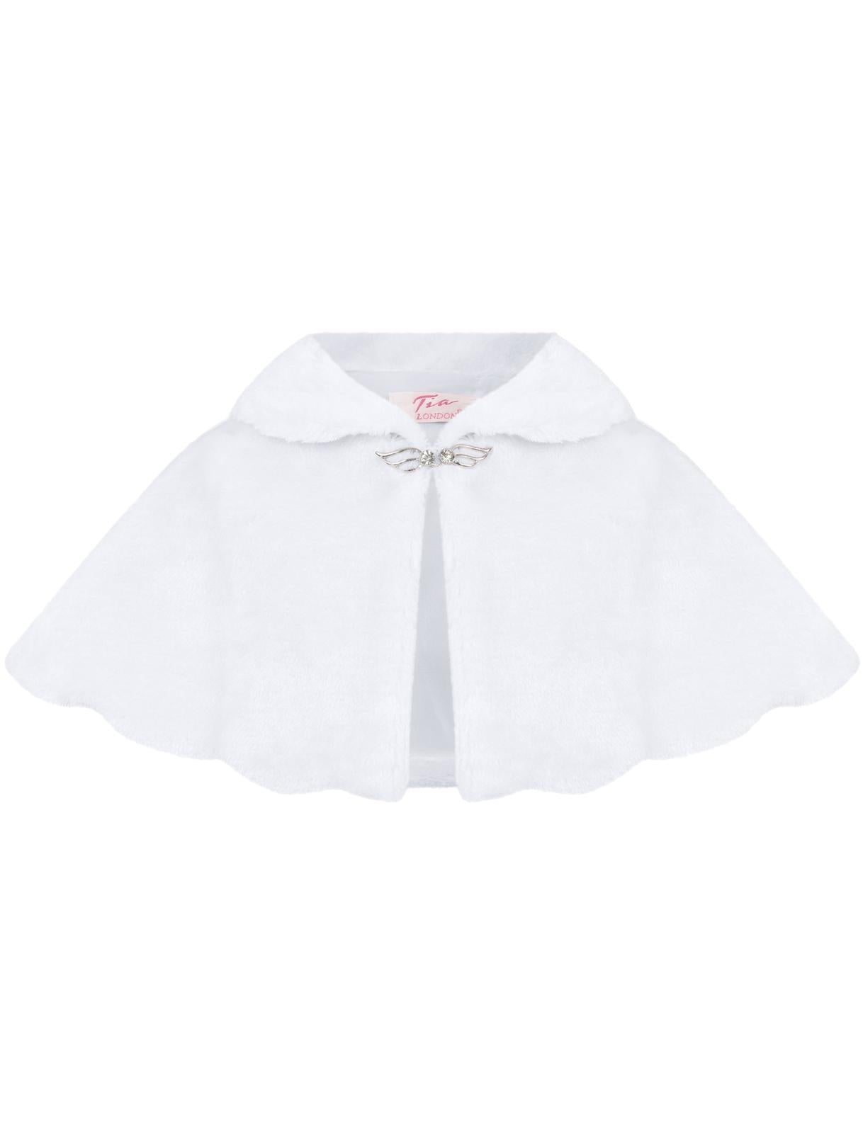 Girls Fur Shoulder Cape