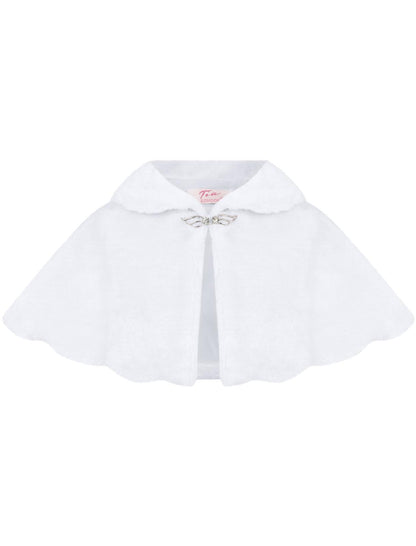 Girls Fur Shoulder Cape