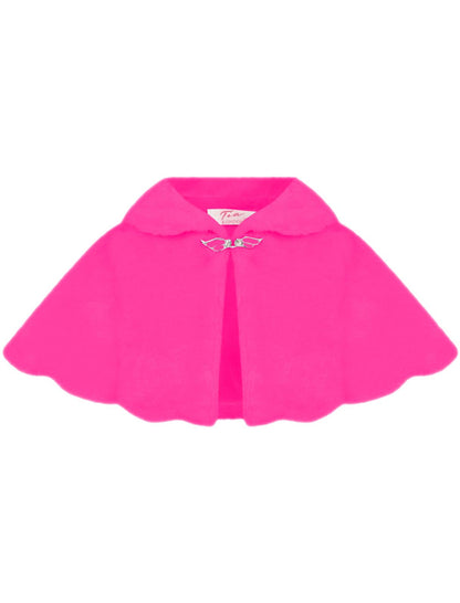 Girls Fur Shoulder Cape