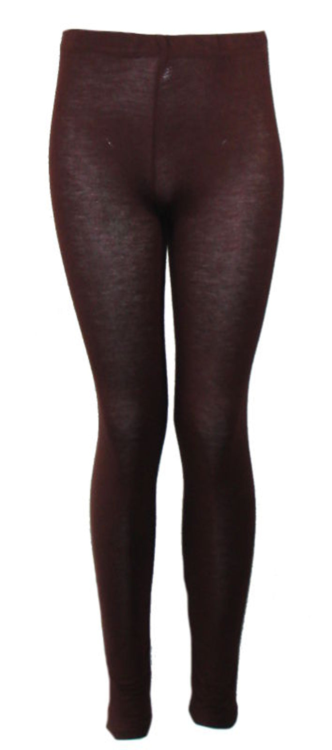 Girls Plain Cotton Leggings