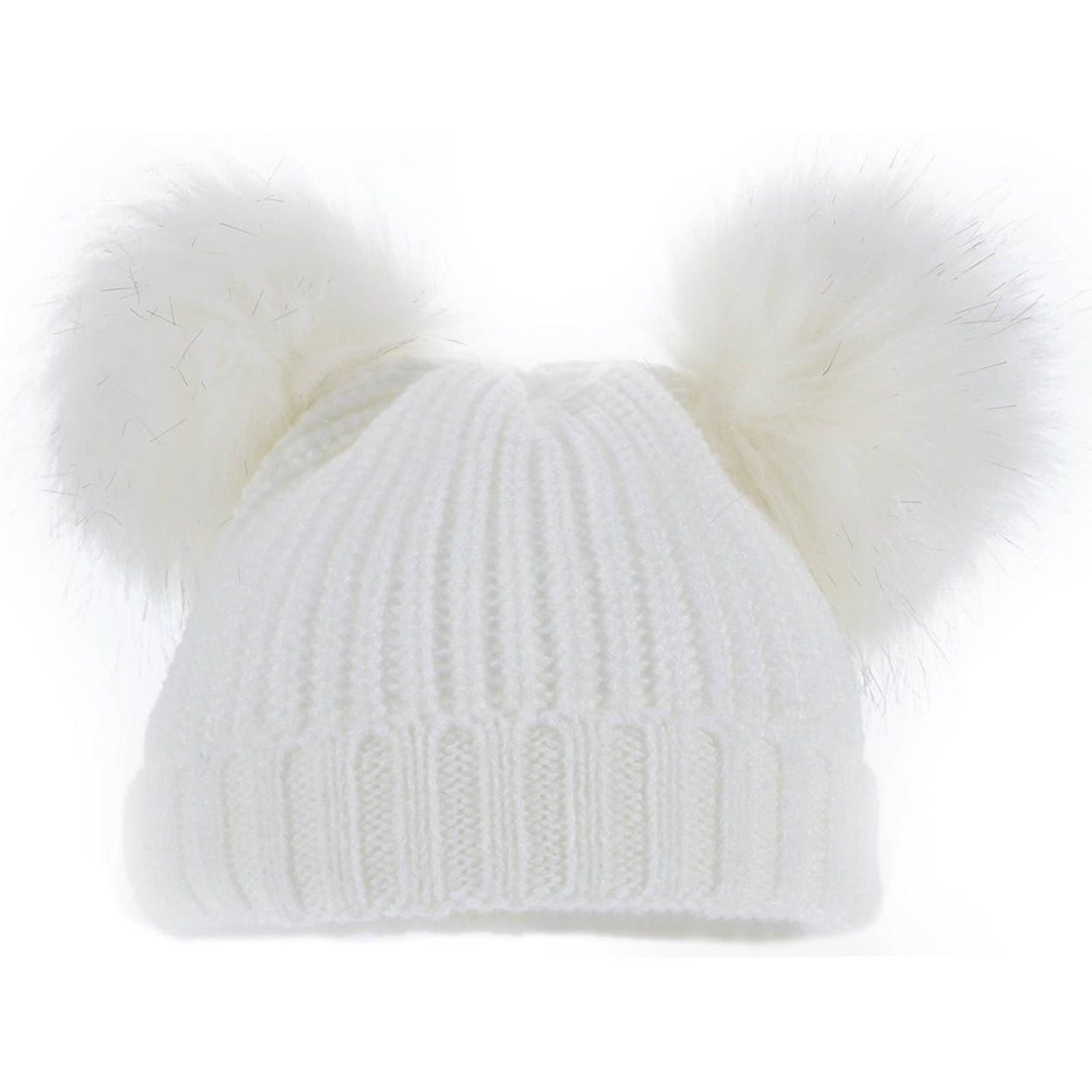 Baby Knitted Pom Pom Hat Boy Girl Winter Bobble Mummy Daddy Prince Princess 0-12