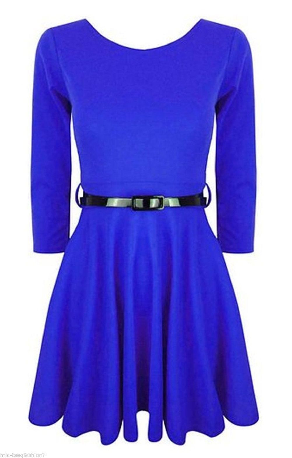 Girls Long Sleeve Skater Dress