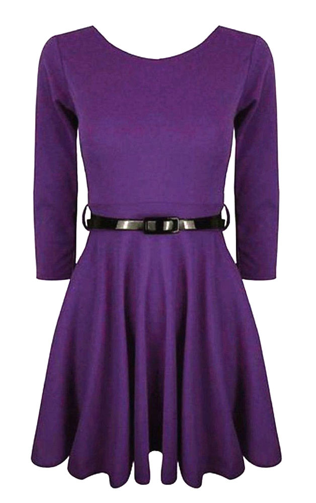 Girls Long Sleeve Skater Dress
