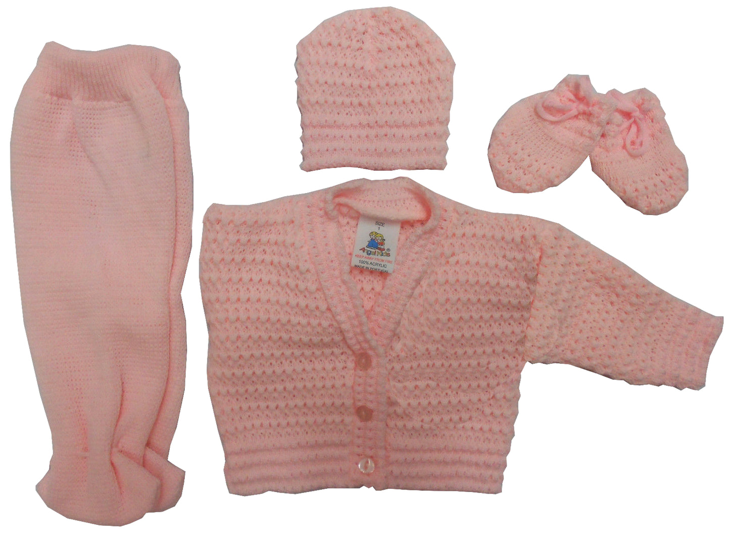 Baby 4 Piece Gift Set Pram Outfits