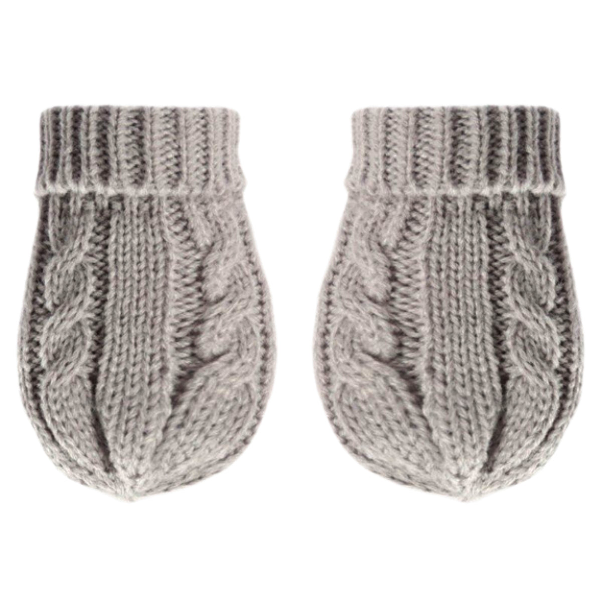 Knitted Gloves - Grey