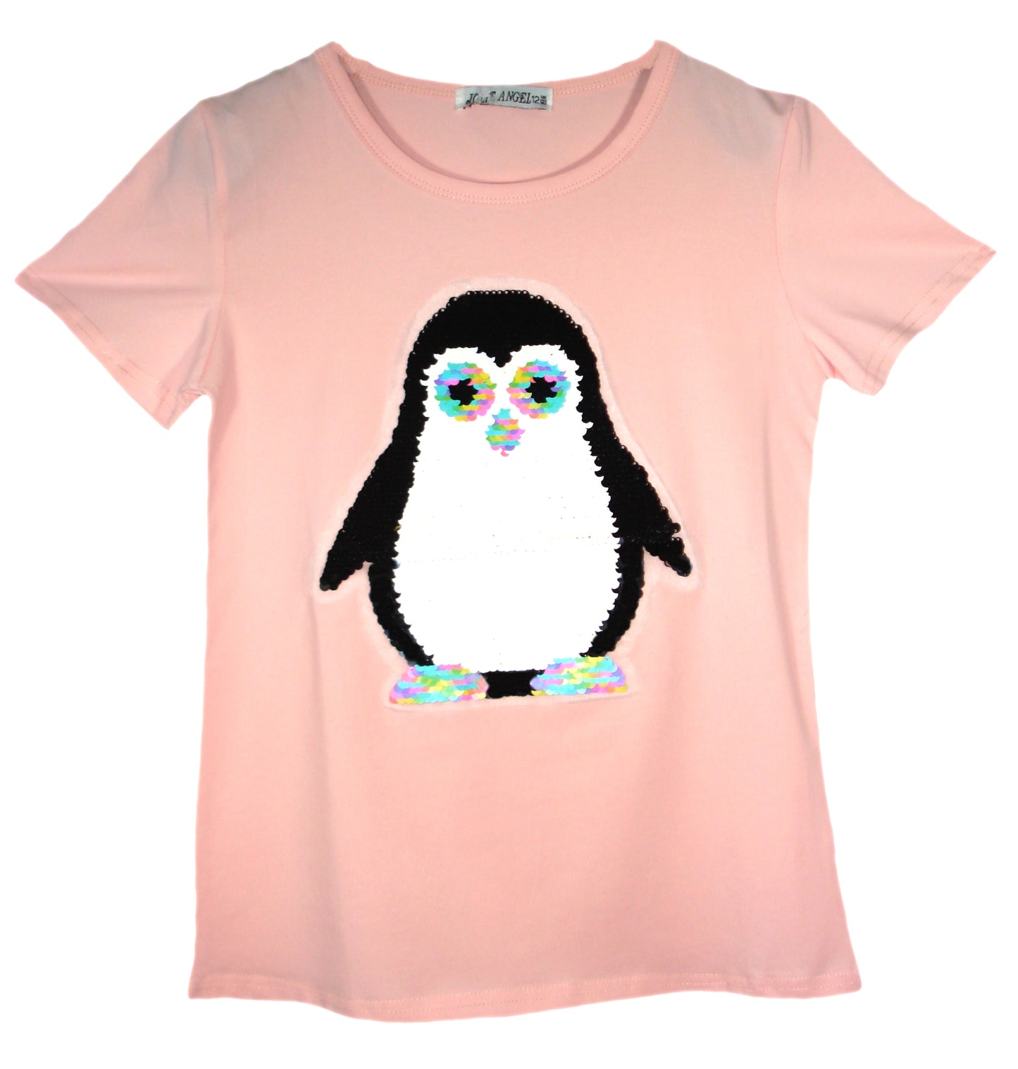 Girls Animal Sequin T-Shirts