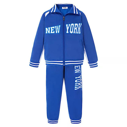 Boys Sports Tracksuit Outfit Kit Top Trousers England Football Soccer