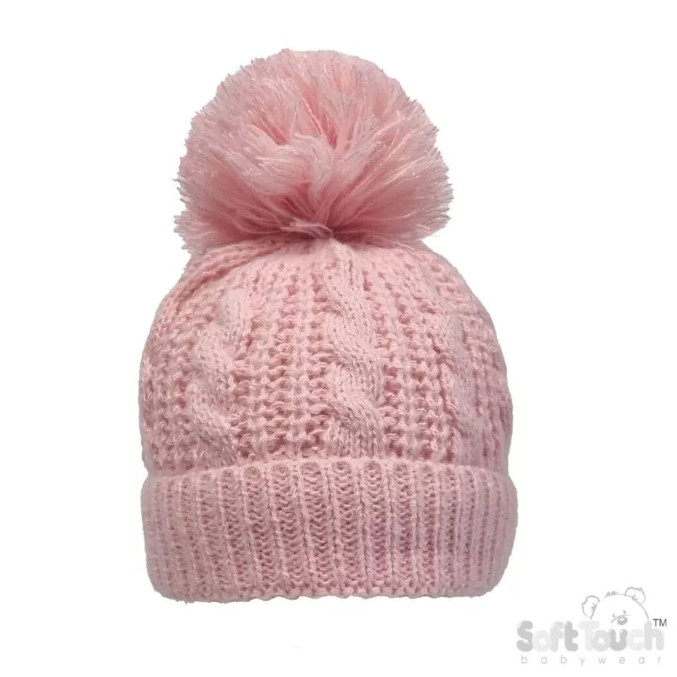 Baby Beanie Hat Pom Pom Bobble