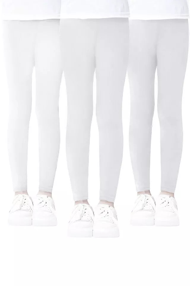 Girls Leggings Casual Dance Gymnastics Pants Trousers Kids Childrens