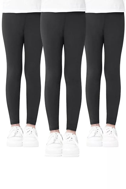 Girls Leggings Casual Dance Gymnastics Pants Trousers Kids Childrens