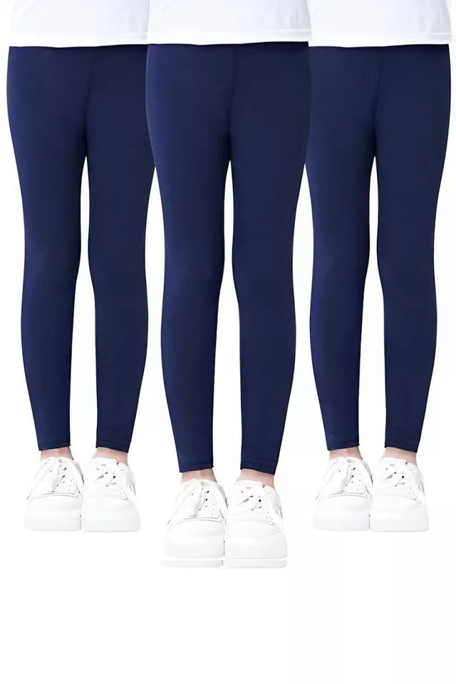 Girls Leggings Casual Dance Gymnastics Pants Trousers Kids Childrens