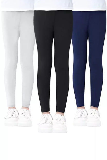 Girls Leggings Casual Dance Gymnastics Pants Trousers Kids Childrens
