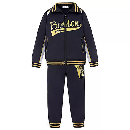 Boys Sports Tracksuit Outfit Kit Top Trousers England Football Soccer