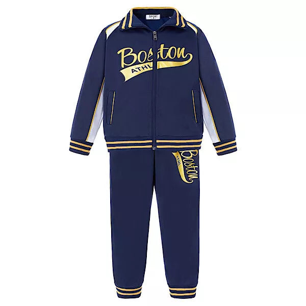 Boys Sports Tracksuit Outfit Kit Top Trousers England Football Soccer