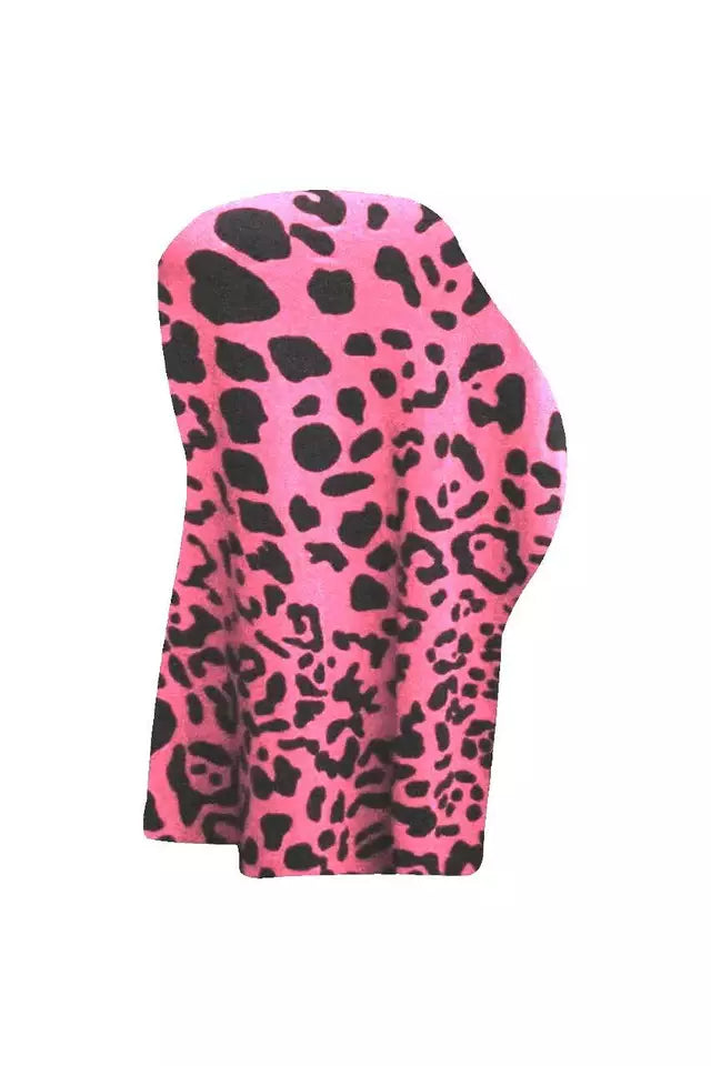 Girls Leopard Print Cycling Shorts Gymnastics Dance Pants