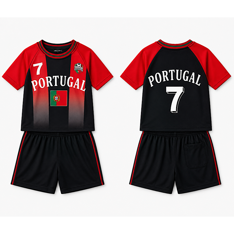 Kids England Football Kit T-Shirts & Shorts Set Outfit Gift