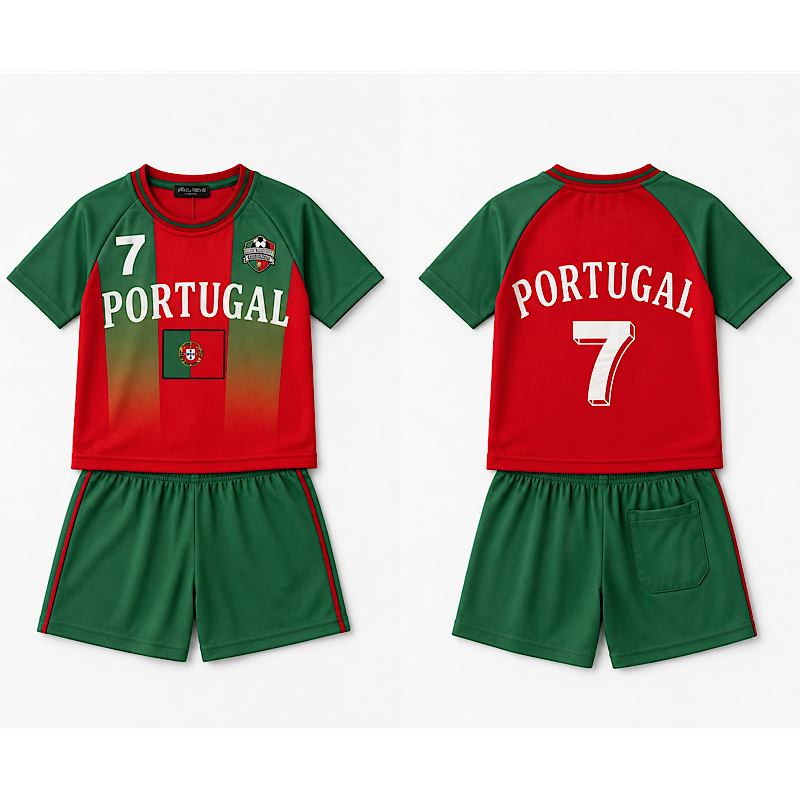 Kids England Football Kit T-Shirts & Shorts Set Outfit Gift