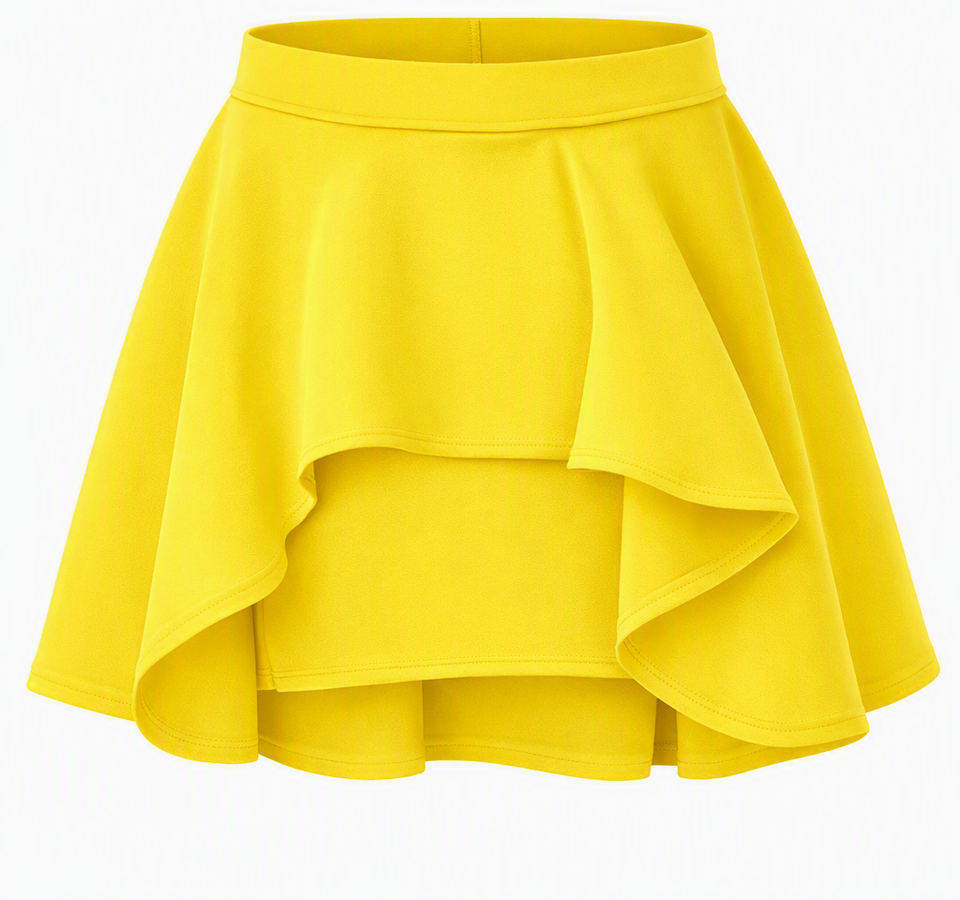 Girls Skort Skirt Shorts Kids School Summer Sports Skorts PE Dance Childrens