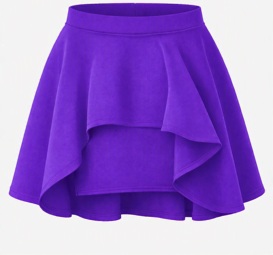 Girls Skort Skirt Shorts Kids School Summer Sports Skorts PE Dance Childrens
