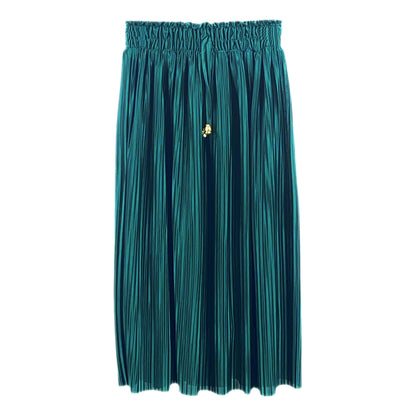 Girls Pleated Midi Skirt