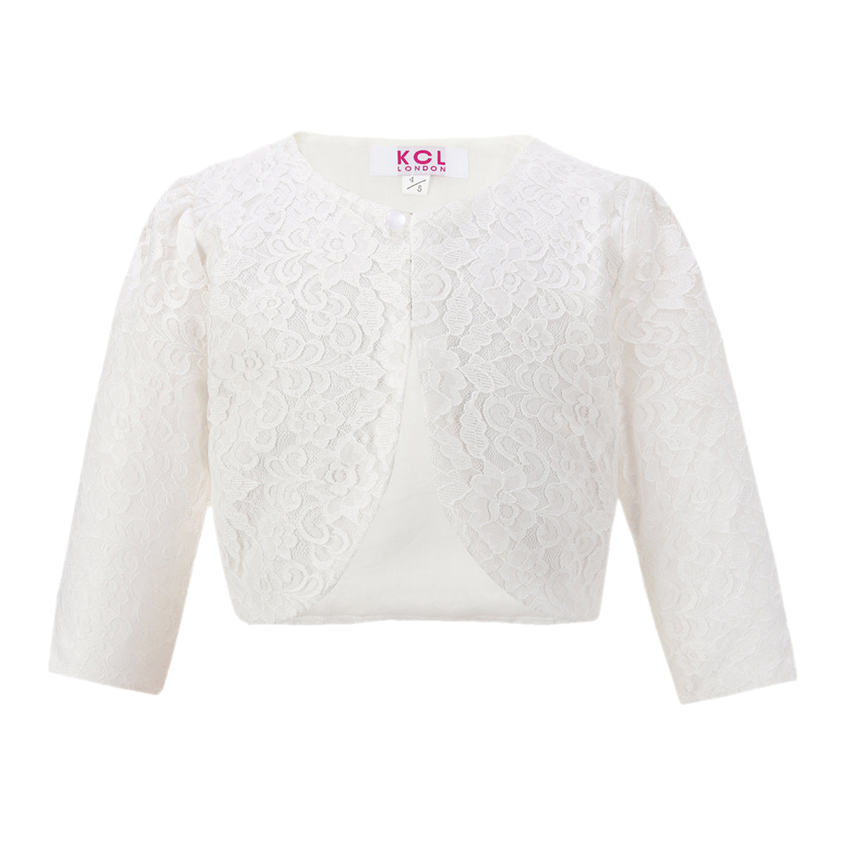 Girls Lace Bolero Floral Shrug