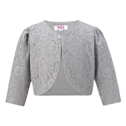 Girls Lace Bolero Floral Shrug