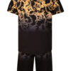 Boys Summer T-Shirt And Shorts Set - Black Chain
