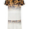 Boys Summer T-Shirt And Shorts Set - White Chain