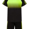 Boys Summer T-Shirt And Shorts Set - Yellow Square
