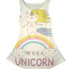 Girls Unicorn Summer Swing Dress