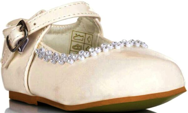 Girls Party Wedding Shoes - Beige