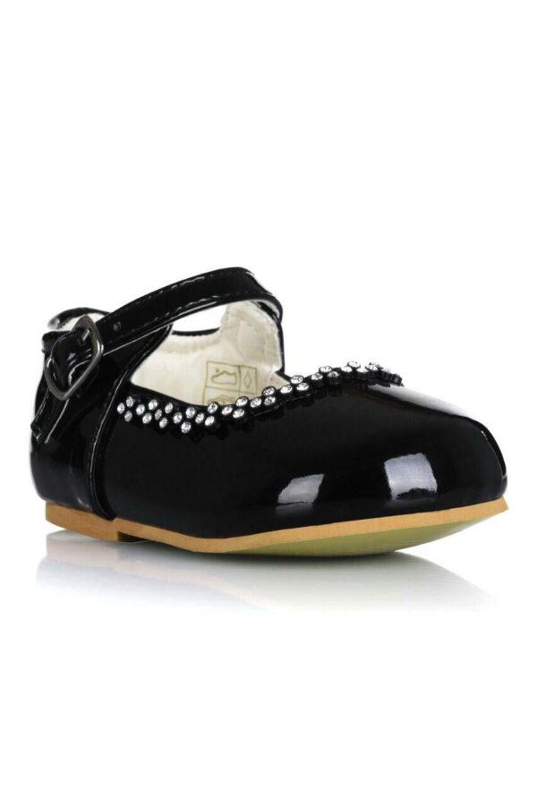 Girls Party Wedding Shoes - Black