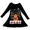 Girls Christmas Santa Swing Dress
