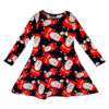 Girls Christmas Santa Swing Dress