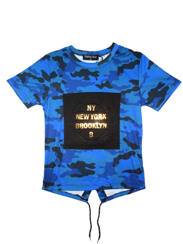 Boys New York Brooklyn Blue T-Shirt